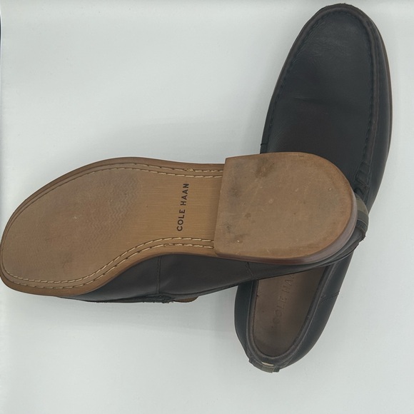 Men’s Cole brown leather loafers - Picture 9 of 12
